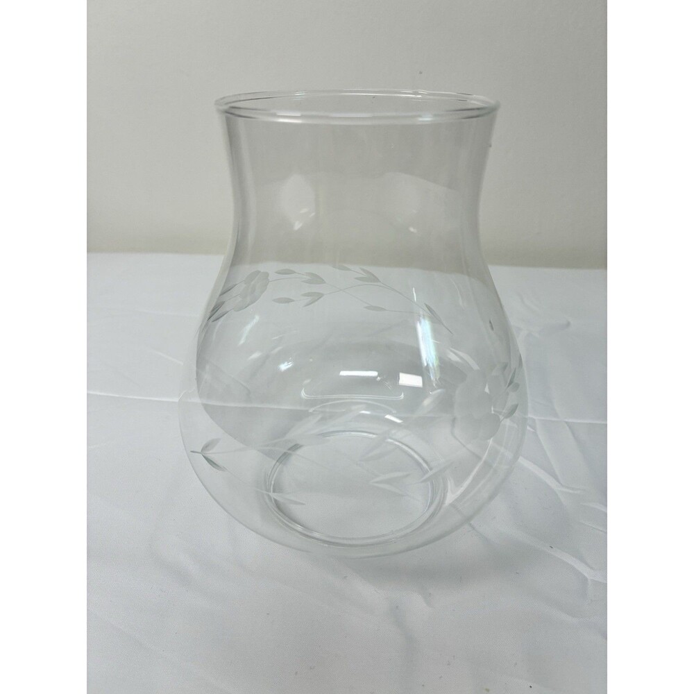 Princess House Heritage 6" Glass Hurricane Lamp Globe Chimney Shade Replacement